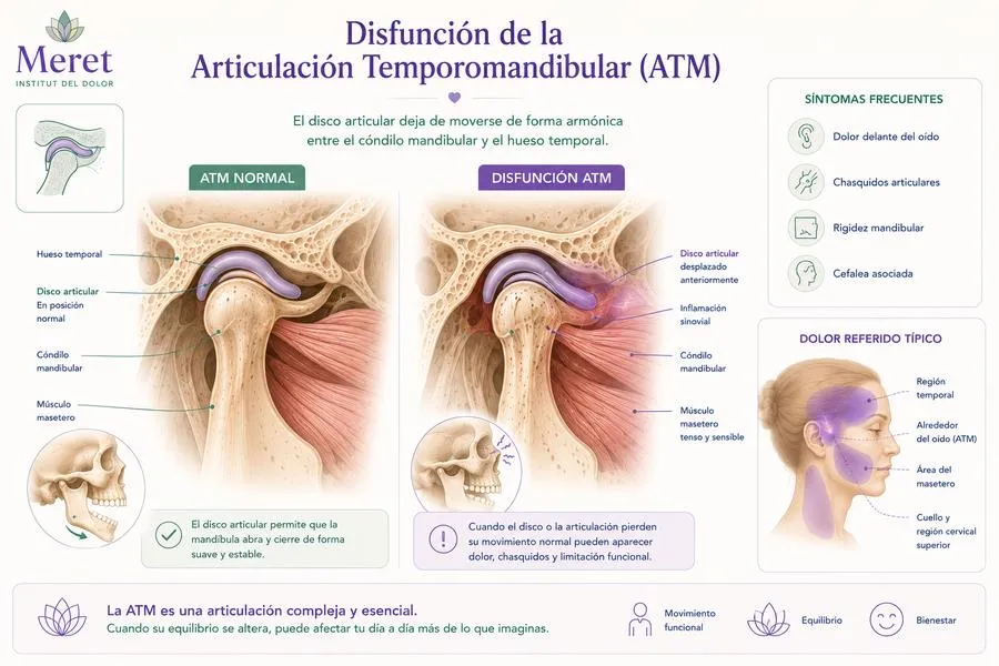Disfunción articulación temporomandibular ATM