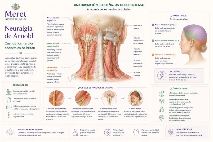 Neuralgia de Arnold nervio occipital mayor