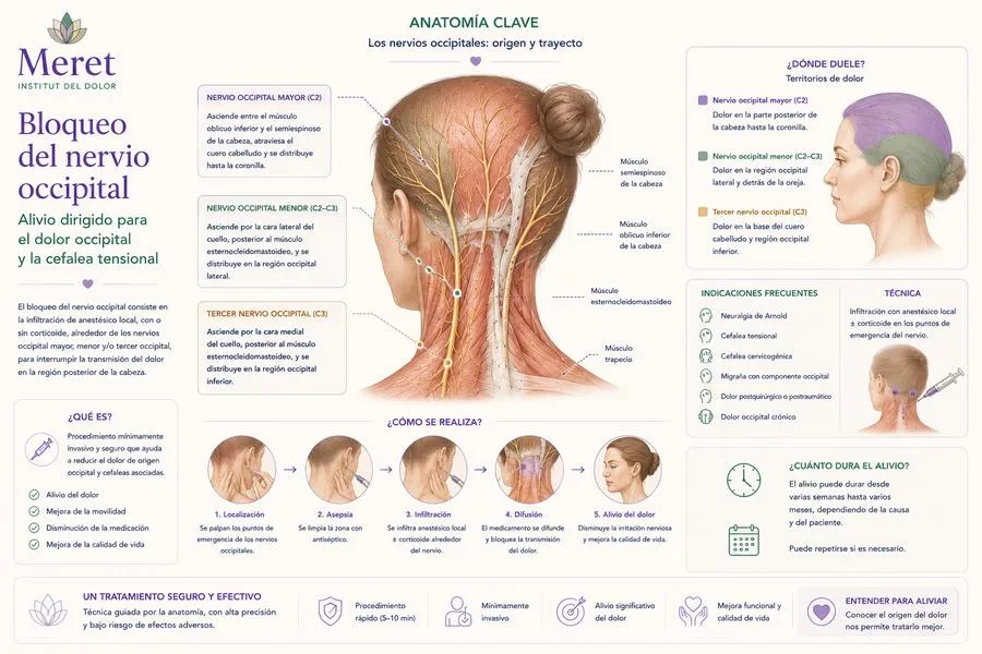 Bloqueo del nervio occipital GON